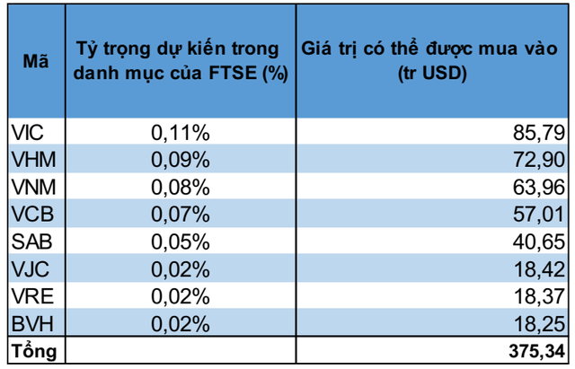 1,2 tỷ USD vốn ngoại sẽ đổ vào những cổ phiếu nào khi Việt Nam được nâng hạng lên thị trường mới nổi? - Ảnh 1.